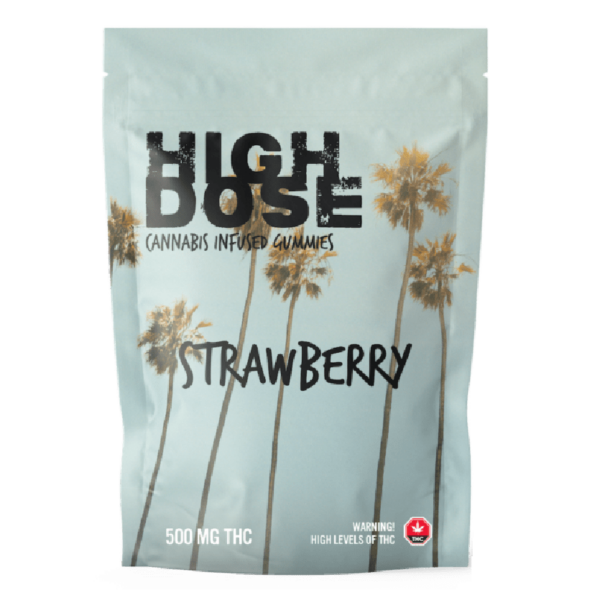 High Dose – Cannabis Infused Gummies – Strawberry
